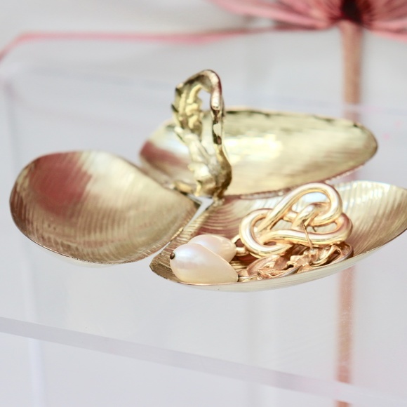 Gorgeous Gold Plated Vanity Dish